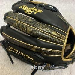 Rawlings Heart of the Hide Paisley Revival Infielder Glove Black Rubberball