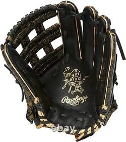 Rawlings Heart of the Hide Paisley Revival Infielder's Glove Color Black/Black