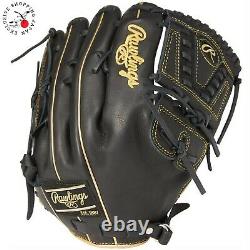 Rawlings Heart of the Hide Pitcher Glove Black 11.75 Right Hand Adult HOH Mitt