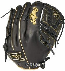 Rawlings Heart of the Hide Pitcher Glove Black 11.75 Right Hand Adult HOH Mitt