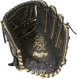 Rawlings Heart of the Hide Pitcher Glove Black 11.75 Right Hand Adult HOH Mitt