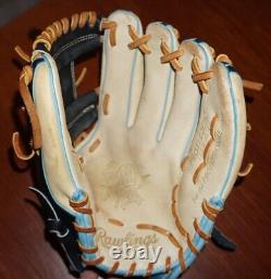 Rawlings Heart of the Hide Pro I Web Right Hand Throw Black/Camel/Blue 11.75