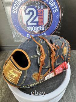 Rawlings Heart of the Hide Pro Label Denim 11.75 Baseball Glove New Pitching