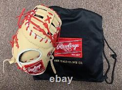 Rawlings Heart of the Hide R2G 13 Custom First Base Mitt Red
