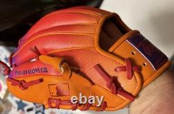 Rawlings Heart of the Hide R2G Baseball Glove Pink Blue 11.5 RHT PR0R204-2PUO
