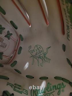 Rawlings Heart of the Hide R2G Baseball Softball Glove White Green 12.5 PROR12