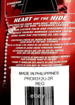 Rawlings Heart of the Hide R2G ContoUR Fit 11.25 Baseball Glove PROR312U-2R RHT