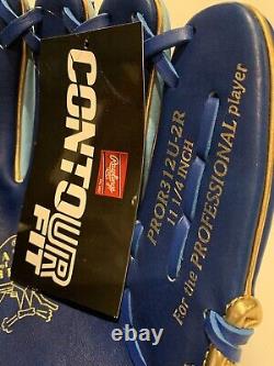 Rawlings Heart of the Hide R2G ContoUR Fit 11.25 Baseball Glove RHT New Blue