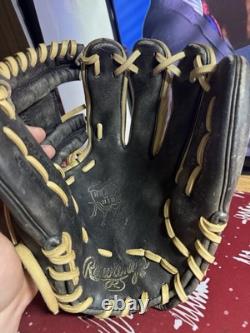 Rawlings Heart of the Hide RHT11B 11in Leather LHT Baseball Glove Tan/Black