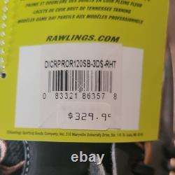 Rawlings Heart of the Hide Softball Glove 12 Inch Black Gold Leather