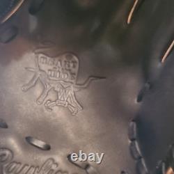 Rawlings Heart of the Hide Softball Glove 12 Inch Black Gold Leather