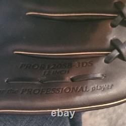 Rawlings Heart of the Hide Softball Glove 12 Inch Black Gold Leather