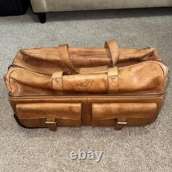Rawlings Heart of the Hide Suitcase Travel Bag Suitcase Rolling Lombardo Duffle