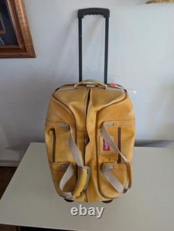 Rawlings Heart of the Hide Suitcase Travel Bag Suitcase Rolling Lombardo Rare