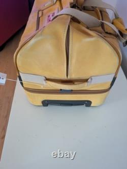 Rawlings Heart of the Hide Suitcase Travel Bag Suitcase Rolling Lombardo Rare