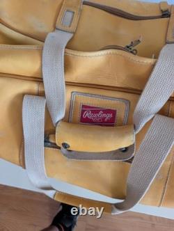 Rawlings Heart of the Hide Suitcase Travel Bag Suitcase Rolling Lombardo Rare