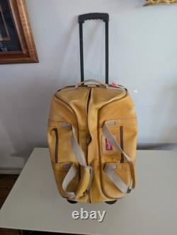 Rawlings Heart of the Hide Suitcase Travel Bag Suitcase Rolling Lombardo Rare