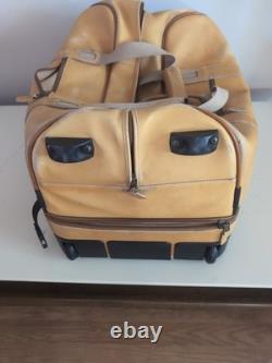 Rawlings Heart of the Hide Suitcase Travel Bag Suitcase Rolling Lombardo Rare