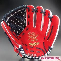 Rawlings Heart of the Hide USA Star Stripes 11.5 Glove right navy scarlet white