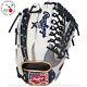 Rawlings Heart Of The Hide Usa Star & Stripes Outfielder Glove 12.5 Gray White
