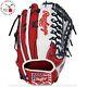Rawlings Heart Of The Hide Usa Star & Stripes Outfielder Glove 12.5 Scarlet New