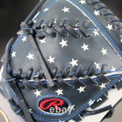 Rawlings Heart of the Hide USA Star and Stripes All Fielder Glove GRY/W RHT