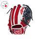 Rawlings Heart Of The Hide Usa Star And Stripes All Fielder Glove Scarlet 11.5