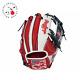 Rawlings Heart Of The Hide Usa Star And Stripes Infielder Glove Scarlet 11.25