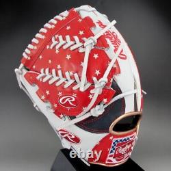 Rawlings Heart of the Hide USA Star and Stripes Left Throwing Navy White
