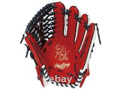 Rawlings Heart of the Hide USA Star and Stripes Outfielder Glove Scarlet 11.5