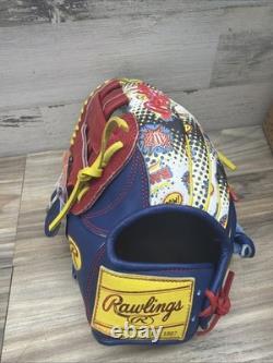 Rawlings Heart of the Hide color sync 9.0 comic outfield glove, 12 3/4 LHT New