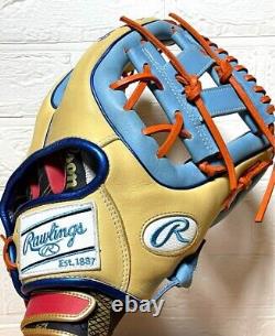 Rawlings Heart of the hide HOH MLB COLOR 11.5 Baseball Glove LH Camel Sax RARE