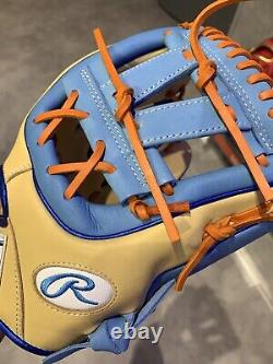 Rawlings Heart of the hide MLB COLOR 11.5 Baseball Glove LH Camel Sax RARE 24ss