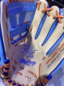 Rawlings Heart of the hide MLB COLOR 11.5 Baseball Glove LH Camel Sax RARE 24ss