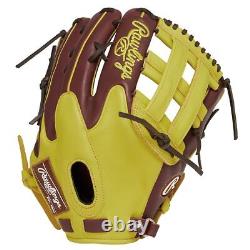 Rawlings Heart of the hide MLB COLOR 12.8 Baseball Glove Outfield LH Camel YEL