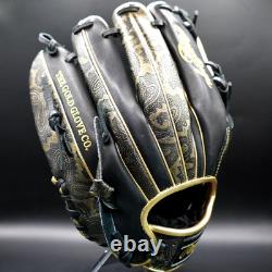 Rawlings JAPAN HOH Heart of the Hide 11.5 RHT Infielder Glove Black/Gold Paisley