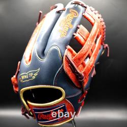 Rawlings JAPAN Heart of the Hide HOH All Positions Glove RHT 11.75 Navy/Scarlett
