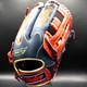 Rawlings Japan Heart Of The Hide Hoh All Positions Glove Rht 11.75 Navy/scarlett