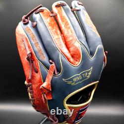 Rawlings JAPAN Heart of the Hide HOH All Positions Glove RHT 11.75 Navy/Scarlett