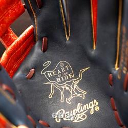 Rawlings JAPAN Heart of the Hide HOH All Positions Glove RHT 11.75 Navy/Scarlett