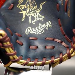 Rawlings JAPAN Heart of the Hide HOH All Positions Glove RHT 11.75 Navy/Scarlett