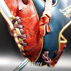 Rawlings JAPAN Heart of the Hide HOH All Positions Glove RHT 11.75 Navy/Scarlett
