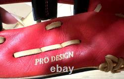 Rawlings JAPAN Heart of the Hide HOH Outfielder RHT 12.75 Glove Red Black White