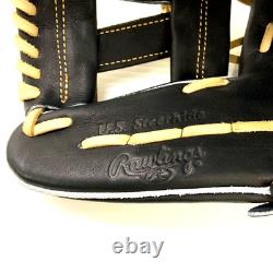 Rawlings JAPAN Heart of the Hide PRO EXCEL Infielder Glove 12 RHT Black Limited