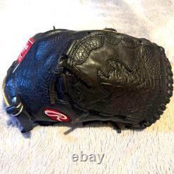 Rawlings JAPAN Heart of the Hide Pitcher Glove 11.75 RHT Baseball Black Limited