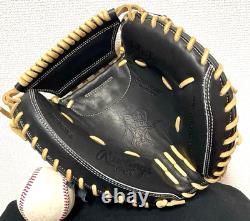 Rawlings Japan BaseBall Glove HOH Heart of the Hide RHT 33 Catcher Mitt Black Rawlings Japan BaseBall Glove HOH Heart of the Hide RHT 33 Catcher Mitt Black