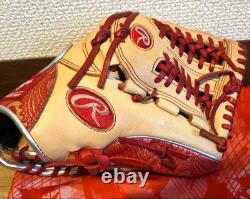 Rawlings Japan Glove HOH Heart of the Hide All Positions RHT 11.75 Camel/Scarlet