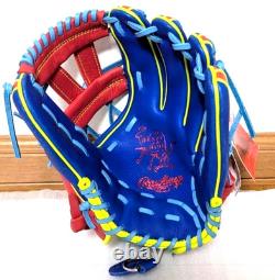 Rawlings Japan Glove HOH Heart of the Hide RHT 11.5 All Positions Royal/Scarlet