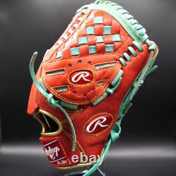 Rawlings Japan Glove HOH Heart of the Hide RHT 11.75 Pitcher Scarlet/Mint Rare
