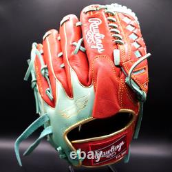 Rawlings Japan Glove HOH Heart of the Hide RHT 11.75 Pitcher Scarlet/Mint Rare